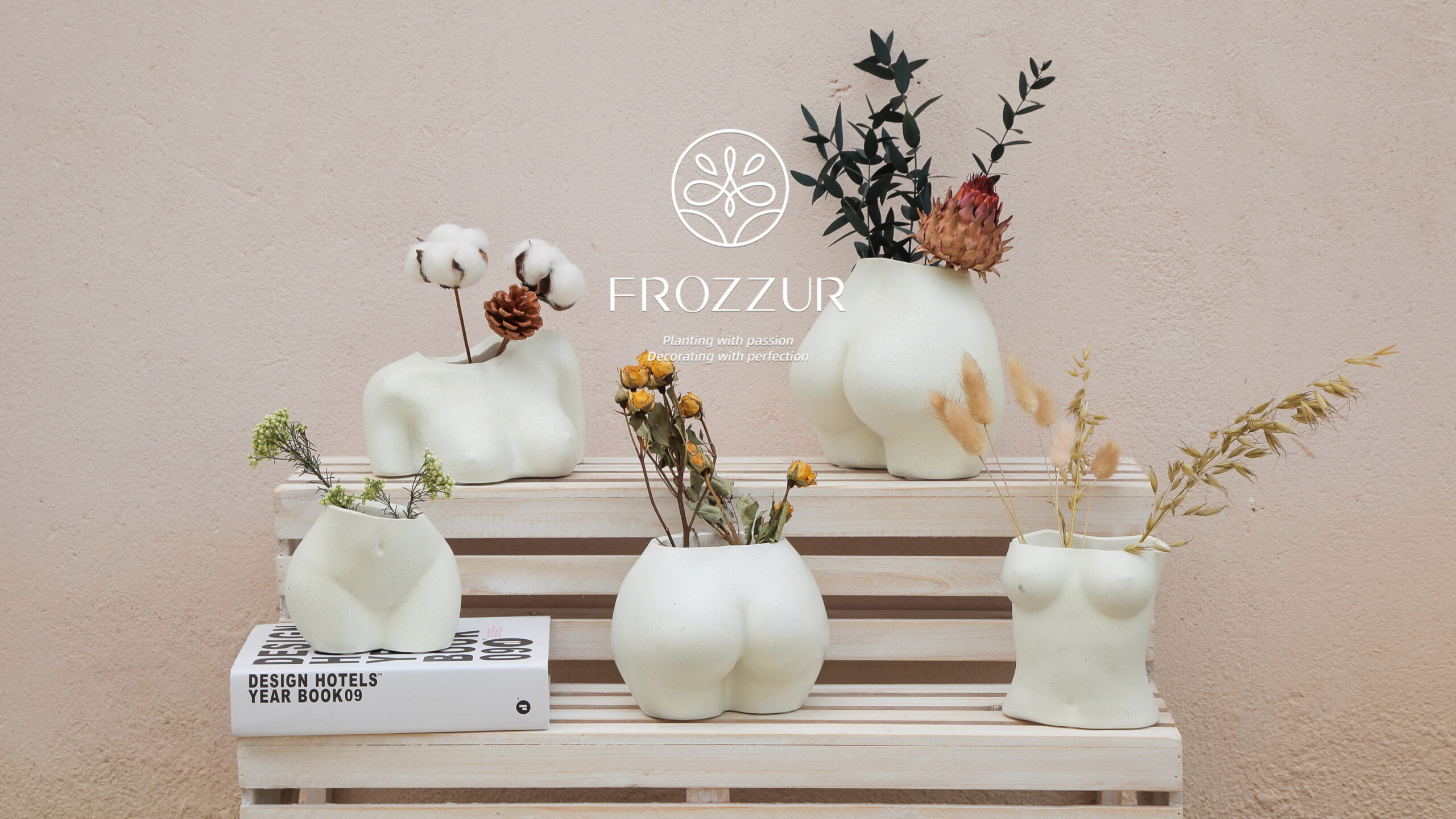 Resin Plant Pot Female Body Shaped Flower Planter with Drainage Holes Sculpture Decor FROZZUR Lower Body Pot Modern Boho Cute Chic Butt Planter for Indoor or Outdoor Plants 