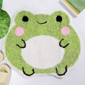 frog bathroom rug